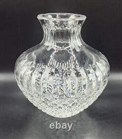 Gorgeous Heavy Cut Etched Crystal Bouquet Vase Centerpiece
