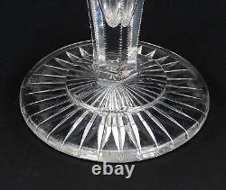 Great ABP American Brilliant Period Cut Glass Trumpet Vase 10 Inches