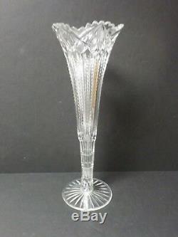 HAWKES American Brilliant Cut Glass 18 Trumpet Vase