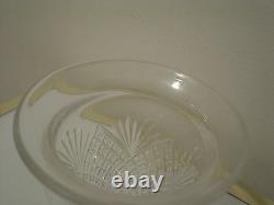 Hawkes Sterling 19 pwts. Small vase cut crystal 5.5 high