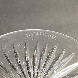 Heritage Irish crystal cathedral suite heavy flower vase