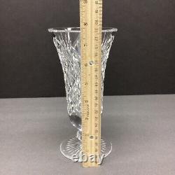 Heritage Irish crystal cathedral suite heavy flower vase