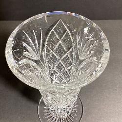 Heritage Irish crystal cathedral suite heavy flower vase