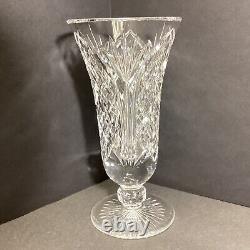 Heritage Irish crystal cathedral suite heavy flower vase