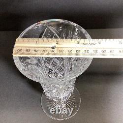 Heritage Irish crystal cathedral suite heavy flower vase