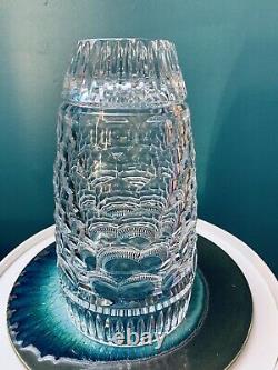 Honeycomb Cuts. Large Waterford Crystal Vase 11 Inches