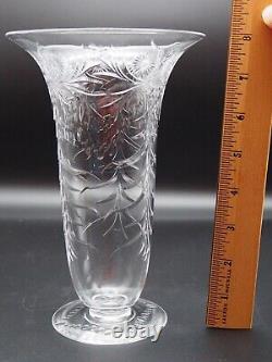 Intaglio Pairpoint Vase in the Chelsea Pattern