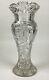 Large Antique Abp Cut Glass Vase Attributed To T. B. Clark