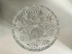 NEW IN BOX Authentic Waterford Crystal CASSIDY Cut 10 Etched Floral Vase