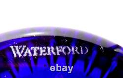 NEW Waterford Crystal Cased Cut to Clear COBALT BLUE Vase 8 New in Box