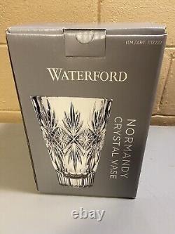 NIB! Waterford Lead Crystal Normandy Vase 10 inches Made in Slovenia