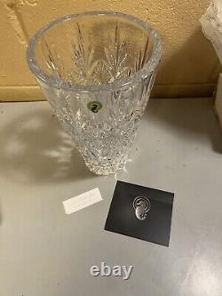 NIB! Waterford Lead Crystal Normandy Vase 10 inches Made in Slovenia