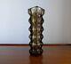 Oldrich Lipsky Exbor Signed 1960's Facetted Cut Glass Vase Czech, Hlava Era