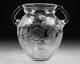 Rare Sinclaire Rose Cut Glass Large Handled Vase American Brilliant Period Abp
