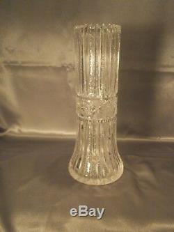 Rare Antique CF Monroe American Brilliant Cut ABP Glass Vase Narada Pattern