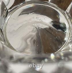 Rare HAWKES Gravic Cut Satin'Iris' Glass Footed Vase-Signed