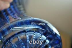 Rare Vintage Waterford Lismore Diamond Pattern Sapphire Cut Crystal Vase