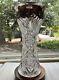 Redlich & Co Sterling Silver American Brilliant 12.5 Cut Glass Vase C. 1898 117x