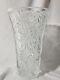 Stunning Vintage Glass Crystal Vase Rare Art Deco Mid Century Modern Pattern