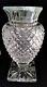 St Louis France Vase Clear Cut Crystal Medicis Pattern 10h