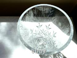 Stunning Tiffany & Co Cut Crytal Vase Signed