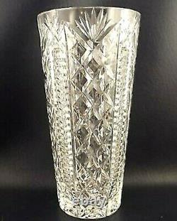 Stunning WATERFORD CRYSTAL Ireland 12/30.5cm LARGE CLARE Hand Cut FLOWER VASE