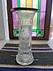 Tall American Brilliant Cut Glass Vase With Sterling Silver Rim Abcg 13 Exc