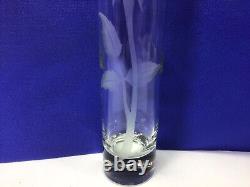 U11 Vintage Antique Classic Master Production Signed Cut Glass Vase