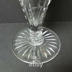 Unusual American Brilliant Period (abp) Cut Glass 11.75 Footed Vase