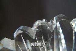 Vintage American Brilliant Cut Glass Crystal Celery Vase Footed Pedestal Ornate