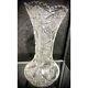 Vintage American Brilliant Period (abp) Stunning 12 Tall Cut Glass Crystal Vase