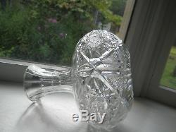 Vintage Brilliant Cut Glass/Crystal Decanter/Vase
