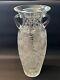 Vintage Cut Glass Large Urn Vase Withhandles, 15 1/4 Tall, 7 Widest