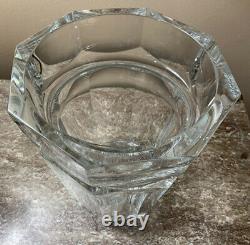 Vintage Large Heavy Baccarat Champagne Bucket Crystal Cut Vase
