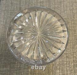 Vintage Lead Cut Crystal Corset Vase-Large