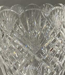 Vintage Waterford Crystal Footed Pedestal Centerpiece Vase 13 small chip