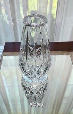 Vintage Waterford Crystal LISMORE 9 Inch Vase Gothic Mark Made in IRELAND
