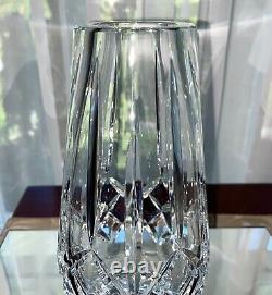 Vintage Waterford Crystal LISMORE 9 Inch Vase Gothic Mark Made in IRELAND