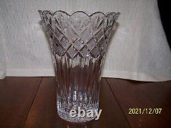 Waterford Crystal 10 Irish Lace Vase From Romance Of Ireland Collection Ex