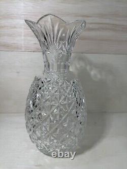 Waterford Crystal 12 Tall Pineapple Vase Made In Ireland In Original Box Rare