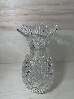 Waterford Crystal 12 Tall Pineapple Vase Made In Ireland In Original Box Rare