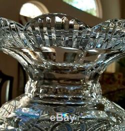Waterford Crystal 14 STUNNING MASTER CUTTER VASE BEAUTIFULLY CUT MASTERPIECE