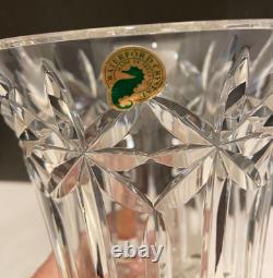 Waterford Crystal Balmoral 10 Heritage Starburst Diamond Footed Vase-See Notes
