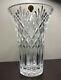 Waterford Crystal Cassidy Cut Vase 10 Beautiful Original Sticker Stamped No Box