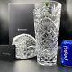 Waterford Crystal Cecily Vase 12 + Frog Cap 10-lb Large Bouquet (msrp$518) Bnib
