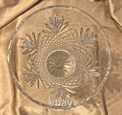 Waterford Crystal EMMET 10 Vase IRELAND Diamond Cut NEAR MINT