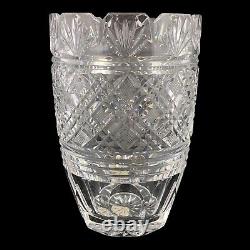Waterford Crystal Giftware Vase Clear Fan Cut 7 7/8