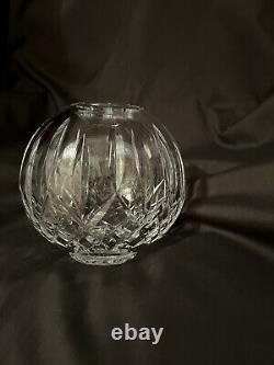 Waterford Crystal Lismore Rose Bowl 6 Vase Vintage Ireland