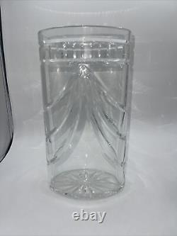 Waterford Crystal OVERTURE Large Oval Vase 12 Made in IRELAND