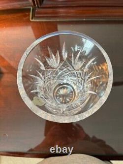 Waterford Crystal Signed Tommy Dunn 1993 8.5 Footed Vase With Original Box